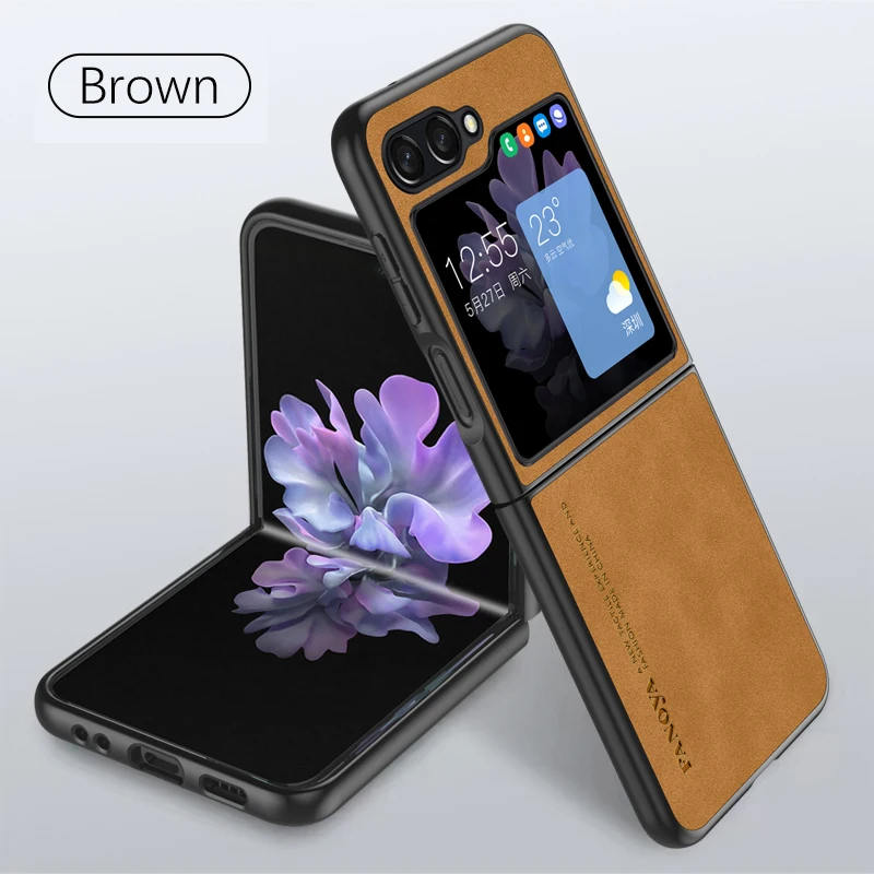 Galaxy Z Flip6 Sheep Luxe Premium Leather Case