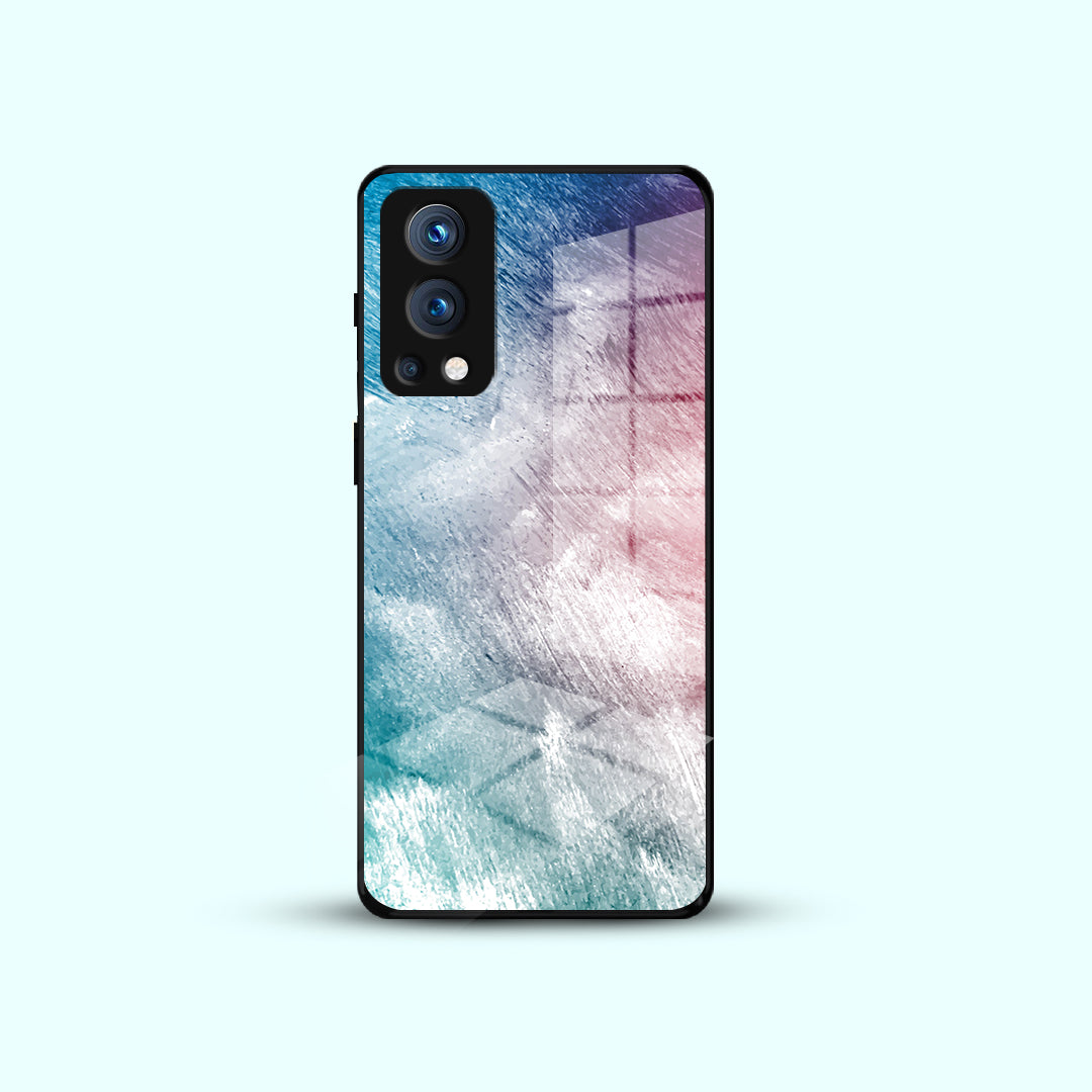 Brush Stroke Glass Pattern Case - OnePlus Nord