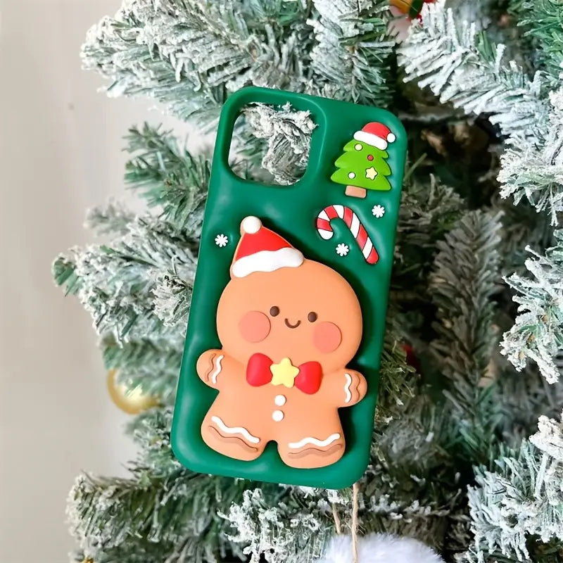 Christmas Cutie Gingerbread 3D Stand Case