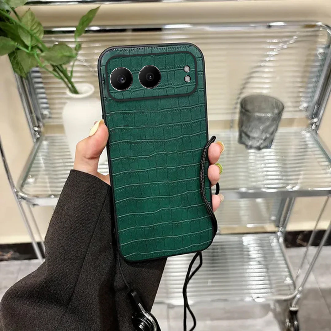 OnePlus Nord Series Refined Crocodile Embossed Leather Case
