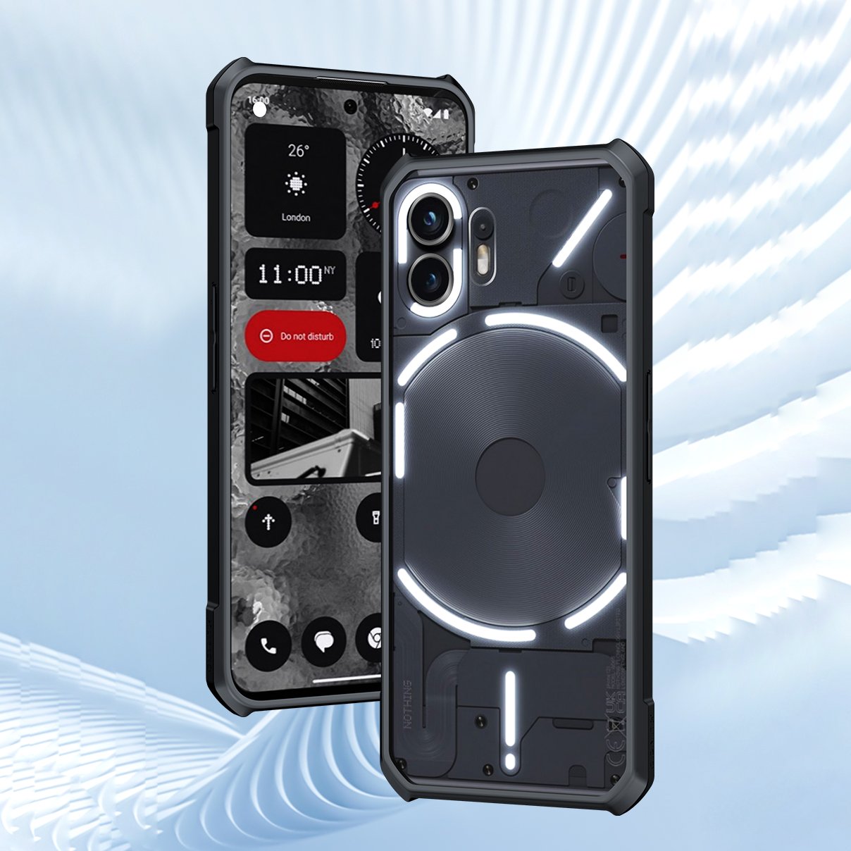 Sheer Vision Transparent Back Case - Nothing