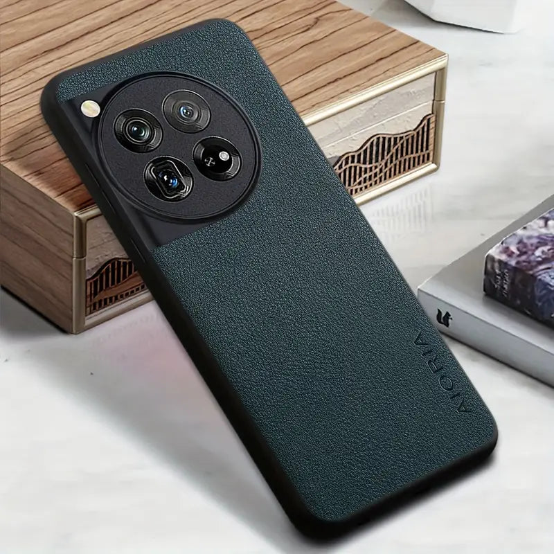 Exquisite Grain Leather Shield Case - OnePlus
