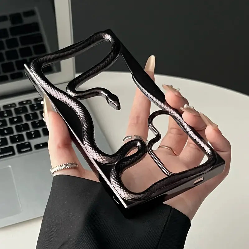 Snake Pattern Electroplated Phone Case - Samsung