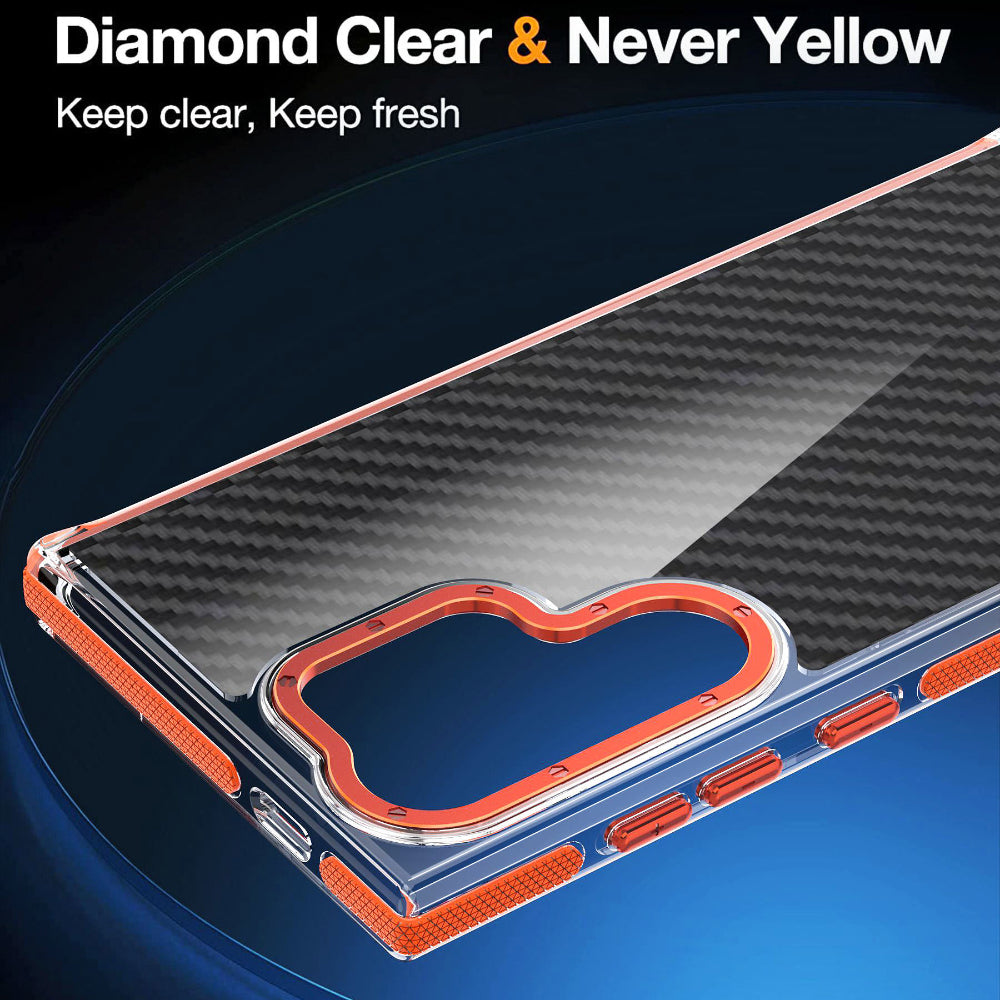 Hybrid Acrylic Carbon Fiber Bumper Case - Samsung