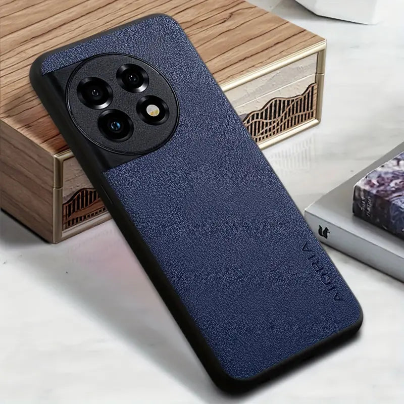 Exquisite Grain Leather Shield Case - OnePlus