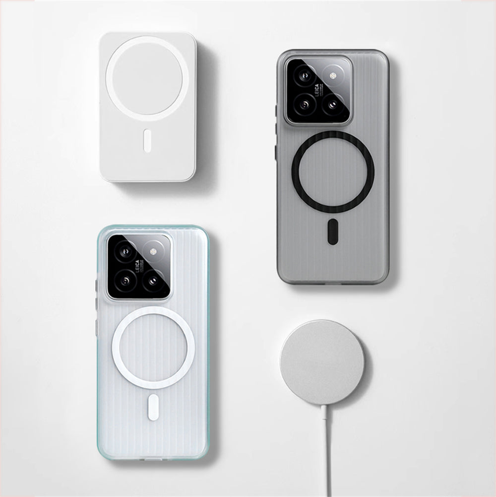 Geometric 3D Stripes MagSafe Case - Xiaomi