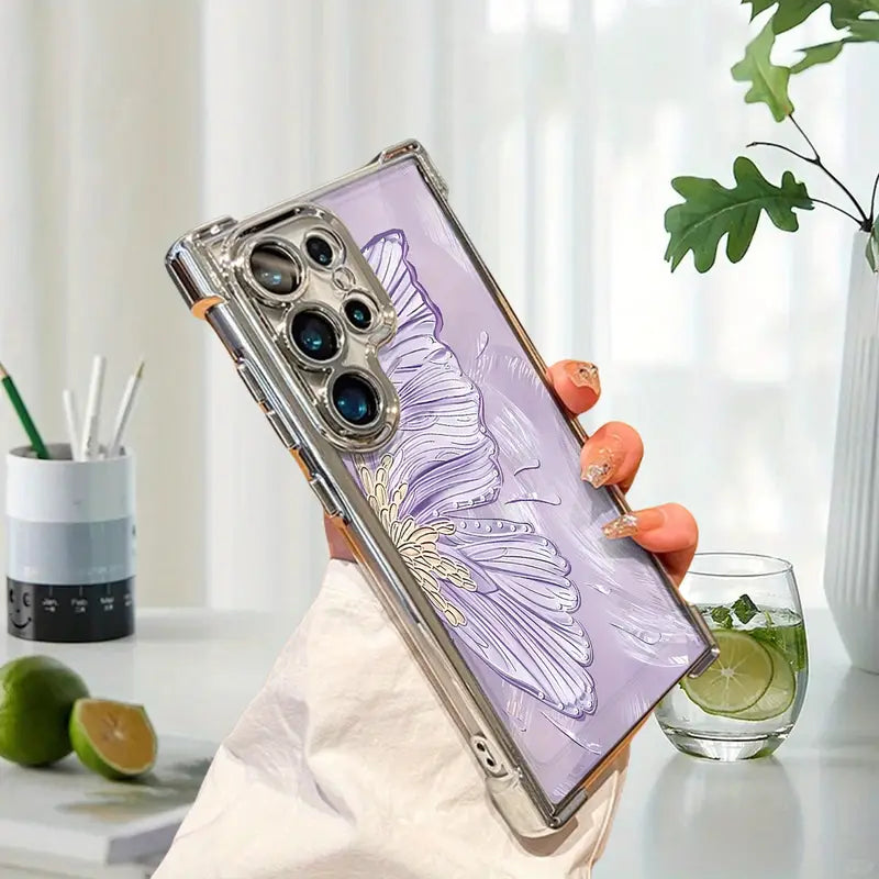 Half Winged Butterfly Glam Case - Samsung