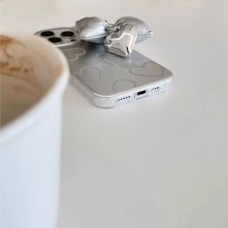 Heart Charm Luxe Phone Case