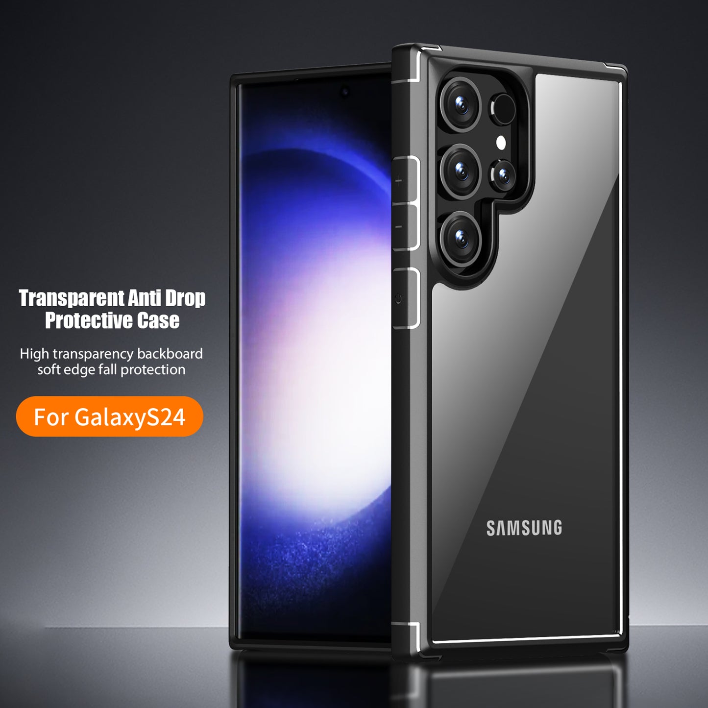 Crystal Clarity Hybrid Airbag Case - Samsung
