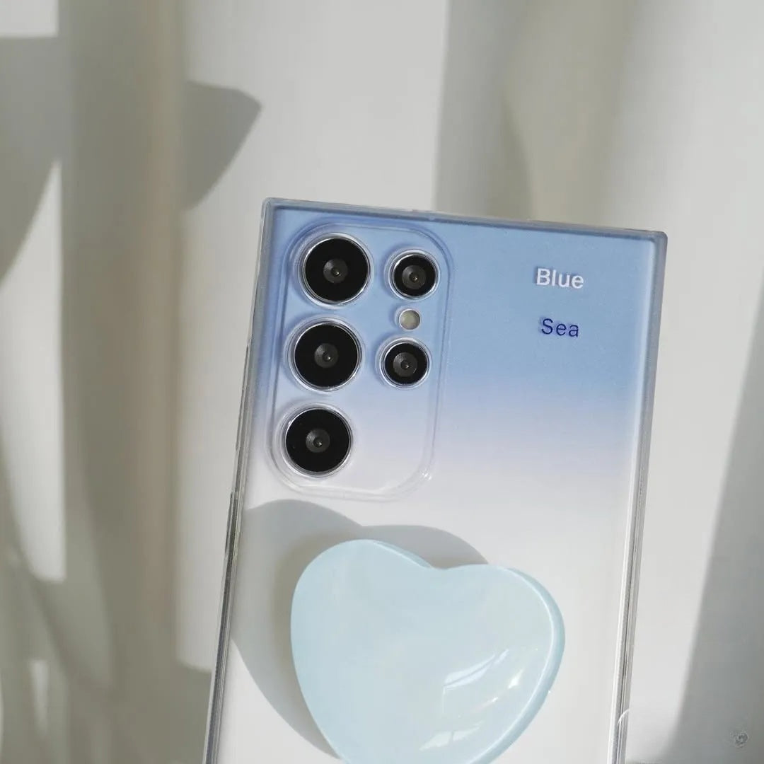 Magnetic Wave 3D Heart Case - Samsung