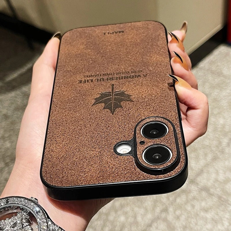 Sleek Cortex Maple Leaf Matte Case - iPhone