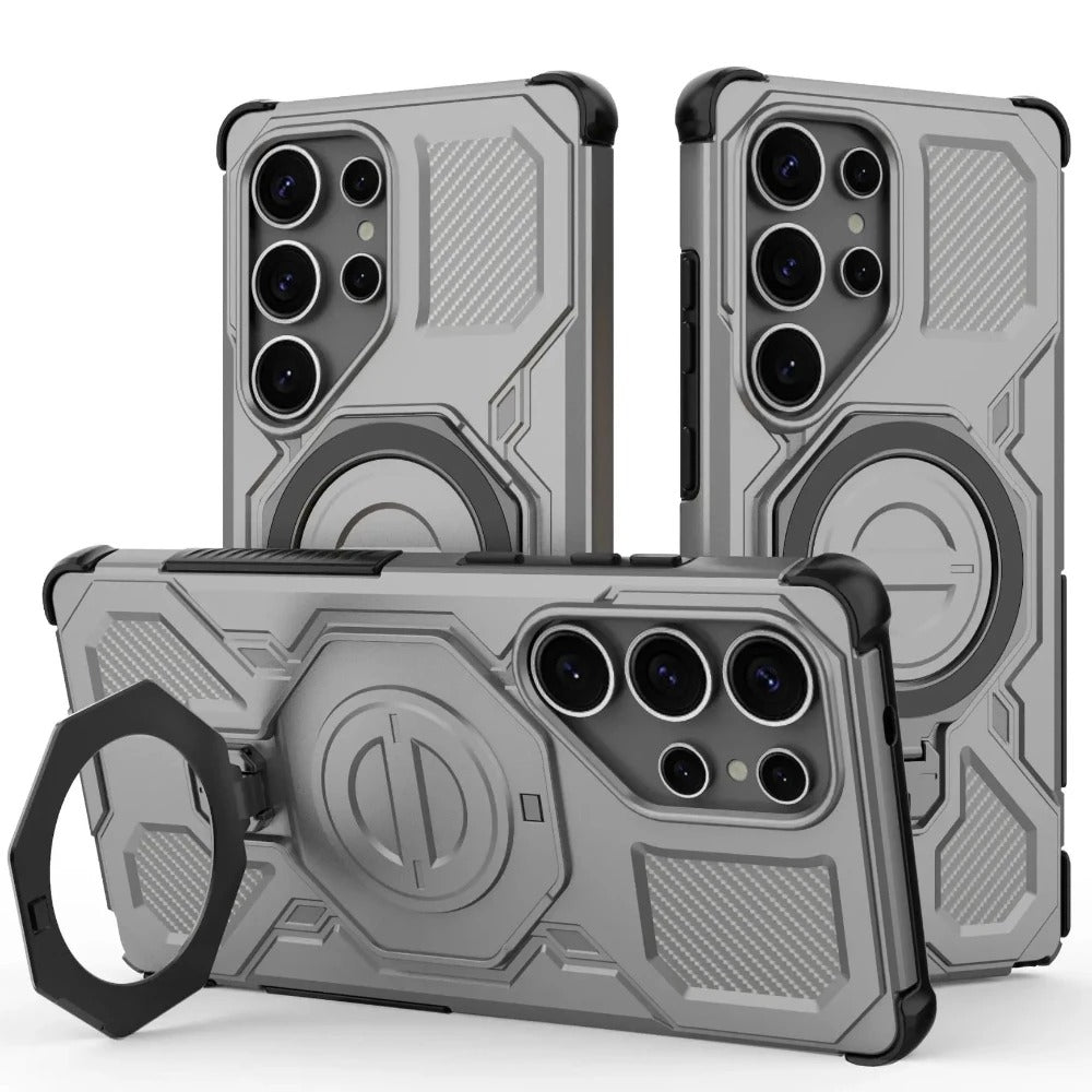 360° Rotatable Magnetic Invisible Stand Case - Samsung