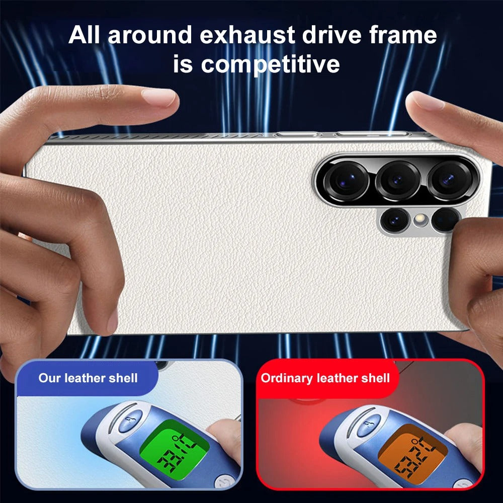 Thermal Guard Magnetic Leather Case