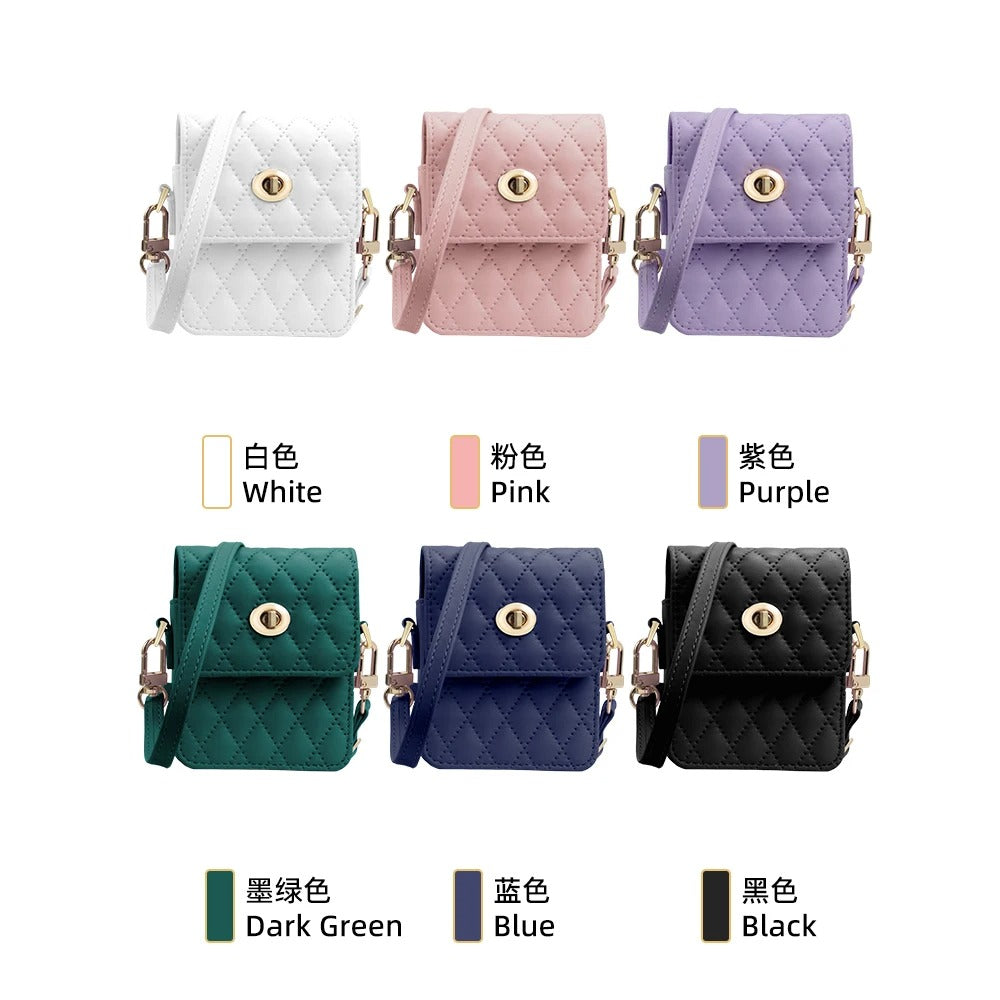 Signature Leather Mini Crossbody Bag