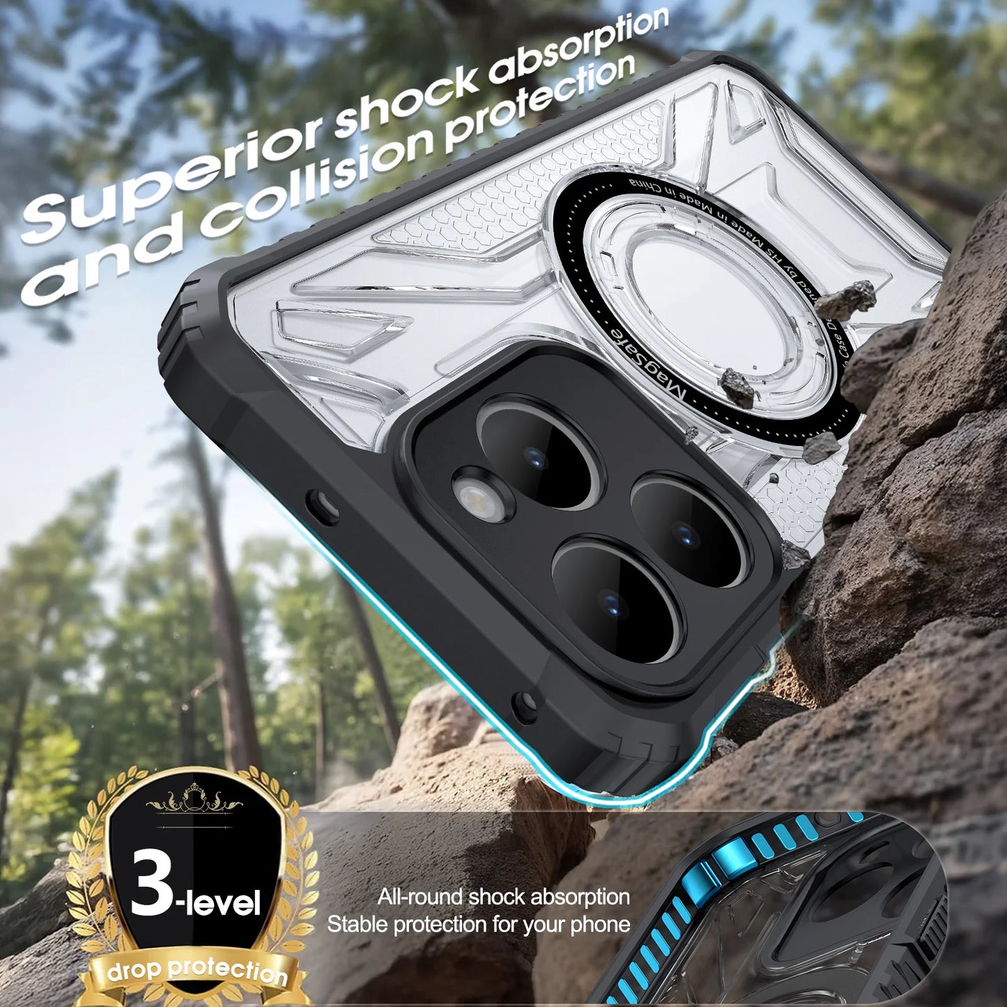 Rugged Hybrid MagSafe Case
