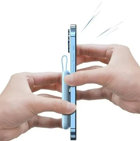 Magnetic 10000 mAh Power Bank with Cable