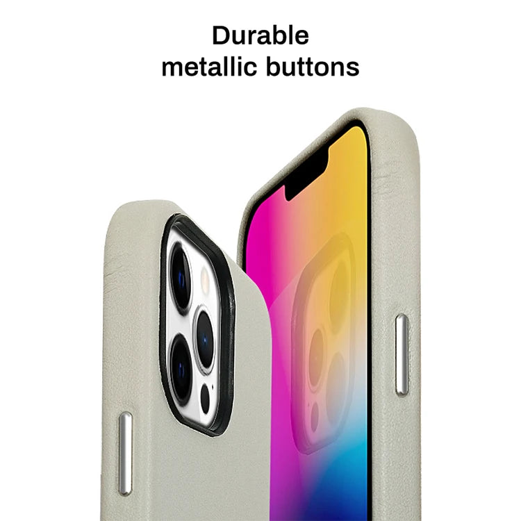 Luxe Magnetic Hot Leather Phone Case - iPhone
