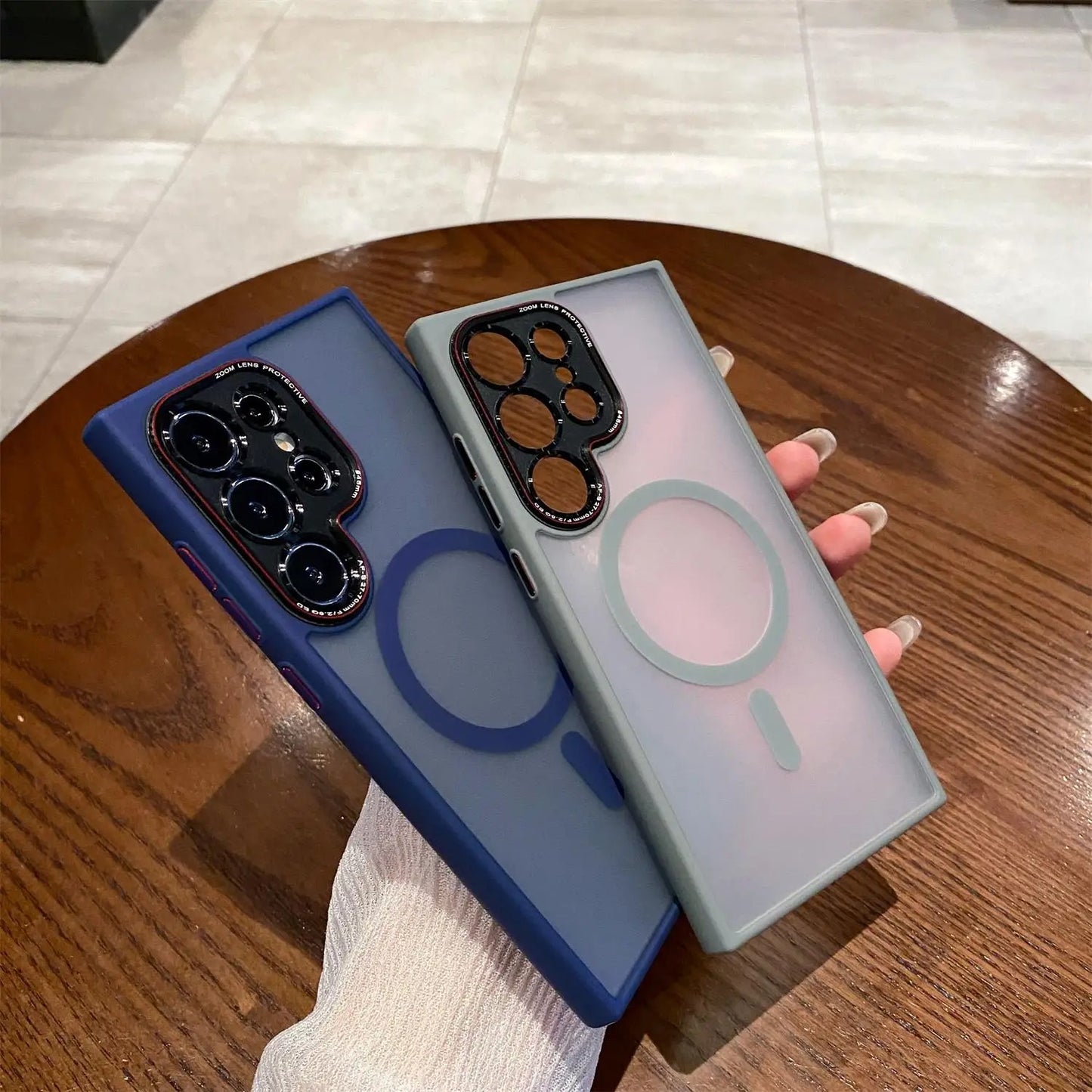 Crystal Shock Magnetic Translucent Magsafe Case - Samsung