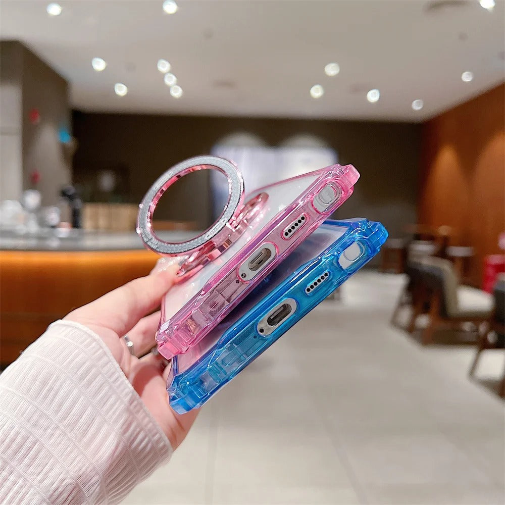 Luxe Crystal Clear Magnetic Case - Samsung