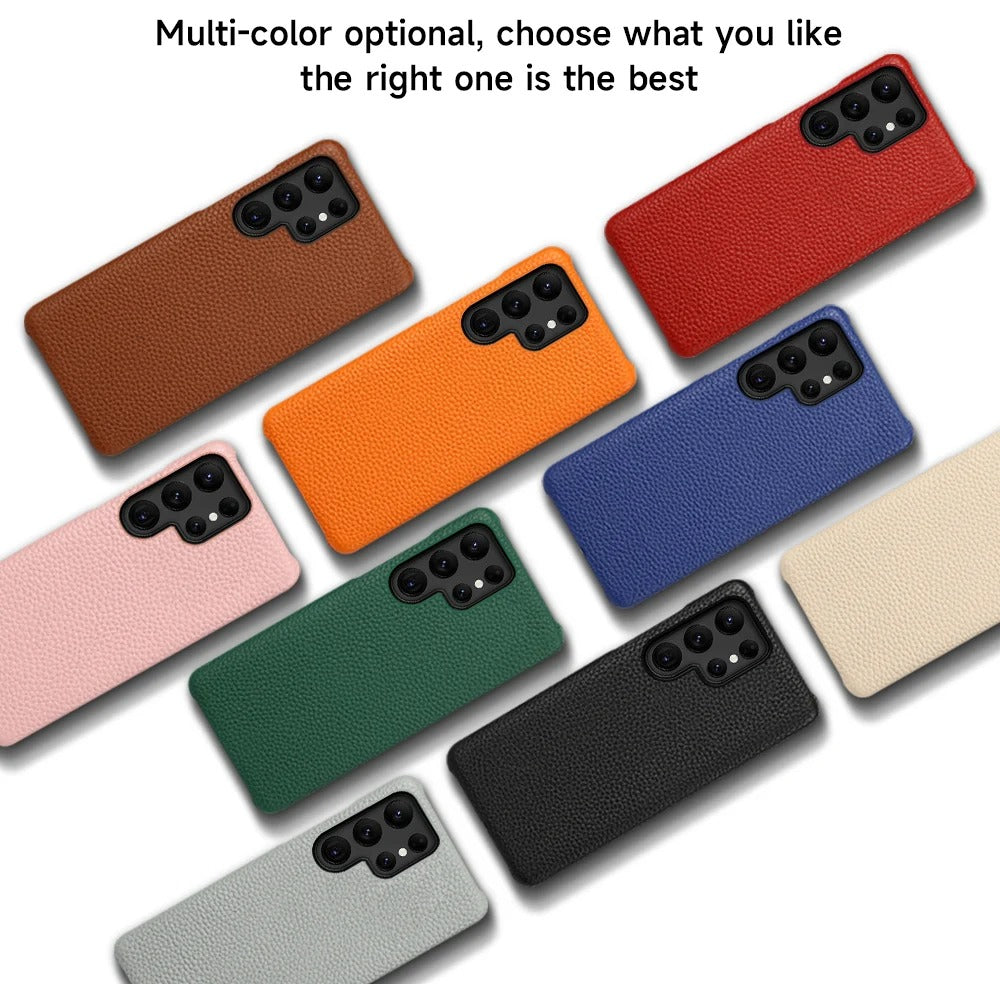 Authentic Glow Genuine Leather Case - Samsung