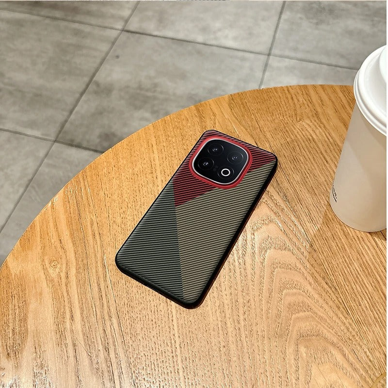 Geometric Carbon Armor Case