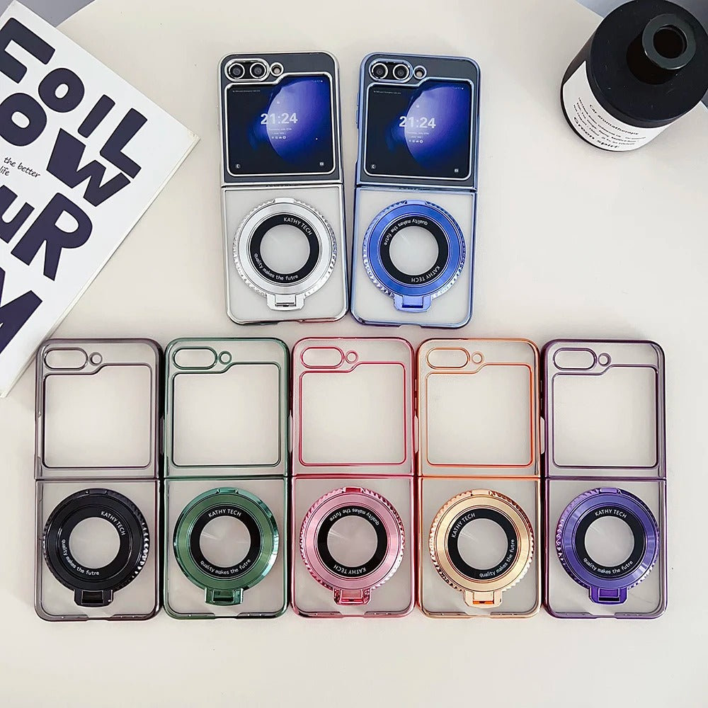 Aura Ring Electroplated Edge Clear Case - Samsung