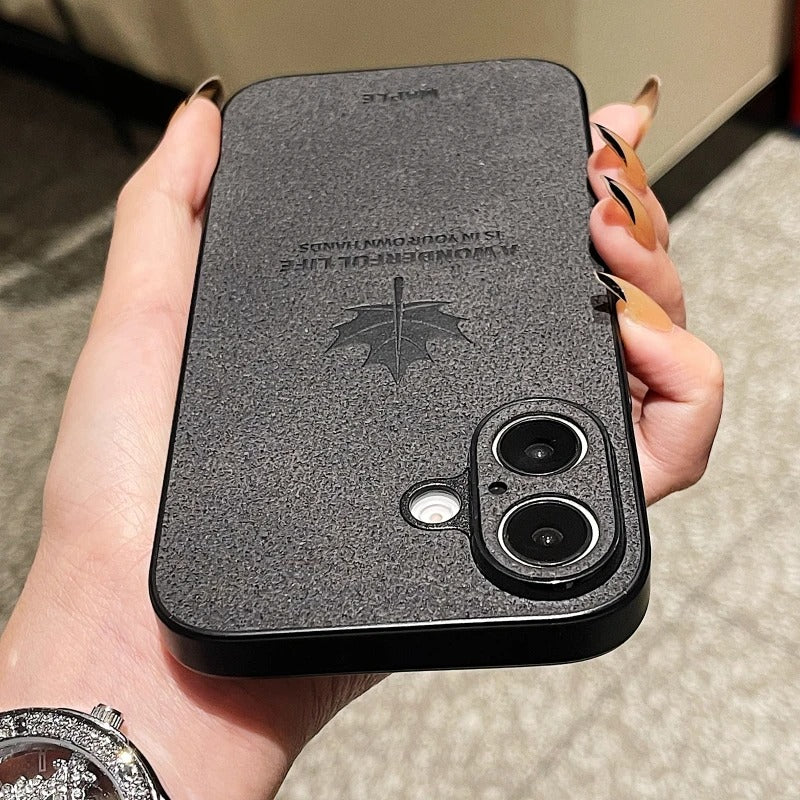 Sleek Cortex Maple Leaf Matte Case - iPhone