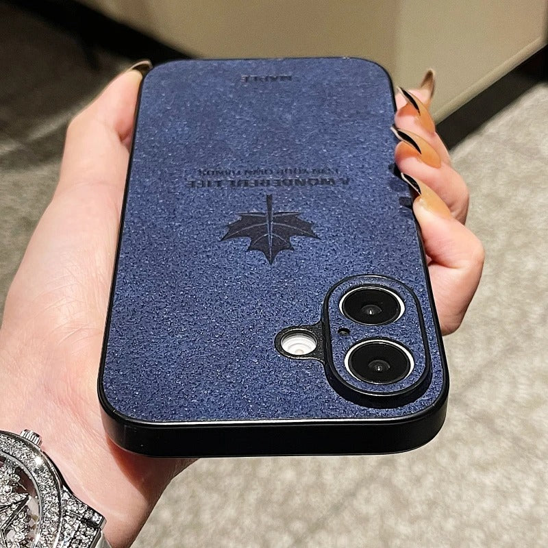 Sleek Cortex Maple Leaf Matte Case - iPhone