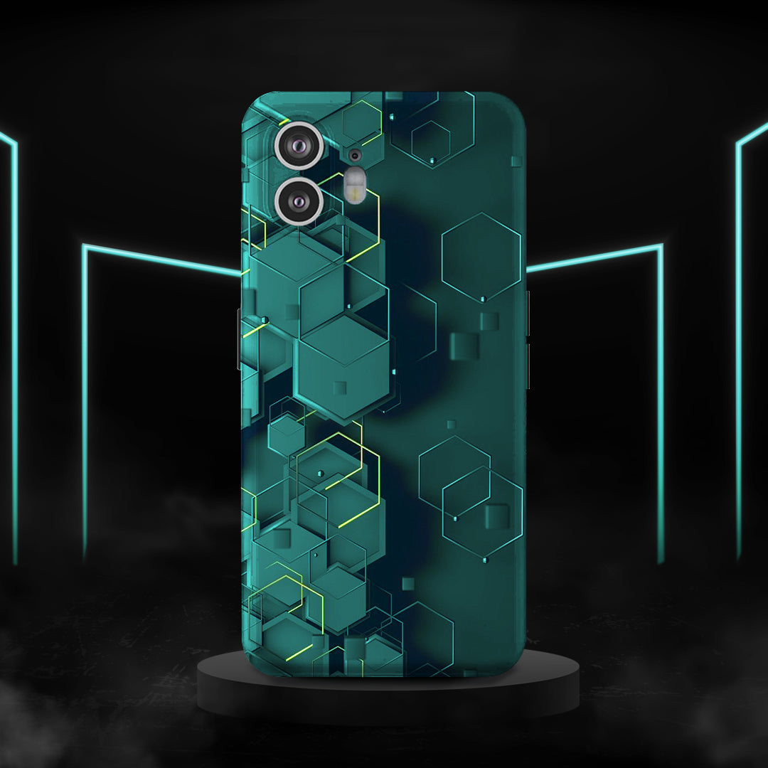 Futuristic Hexagon Grid Case - Nothing