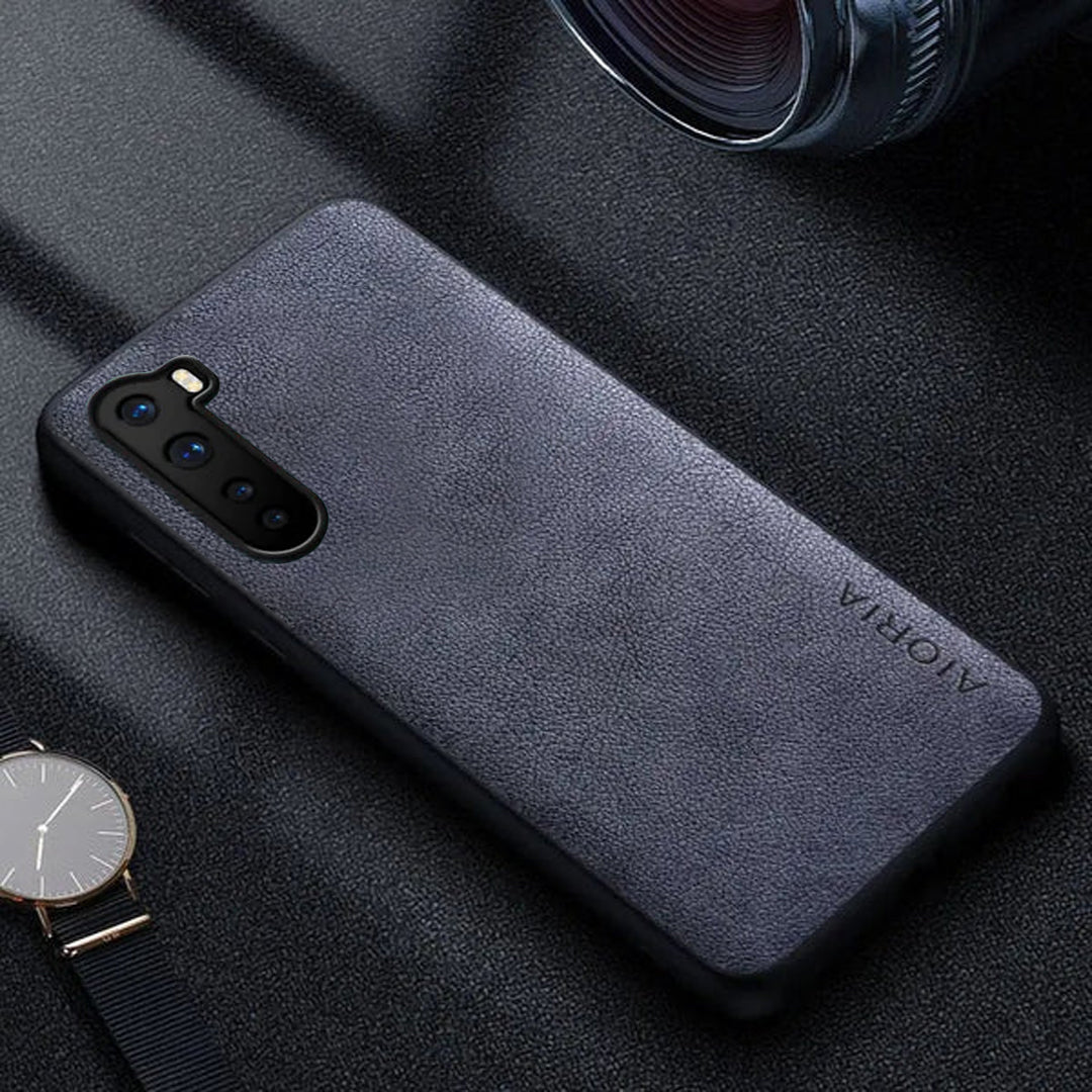 Shockproof Slim Leather Back Case - OnePlus