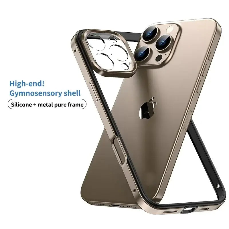 Resilient Hybrid Metal Frame Guard Case - iPhone