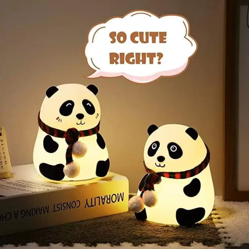 Adorable Panda Touch Multicolour Lamp