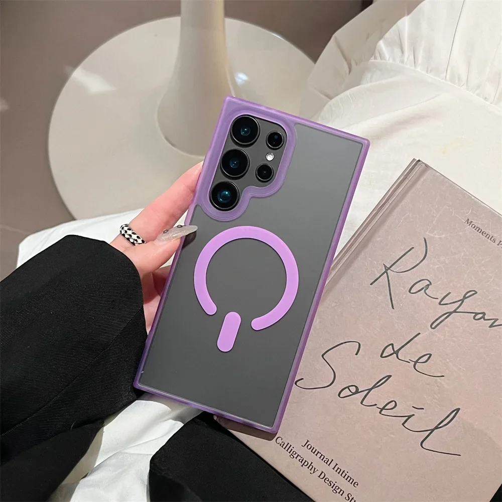 LuxShield Matte MagSafe Translucent Case - Samsung