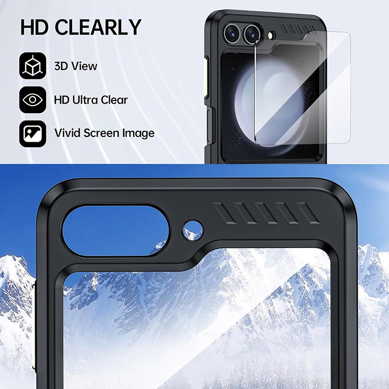 Galaxy Z Flip Series Reinforced Hexagon Armor Case