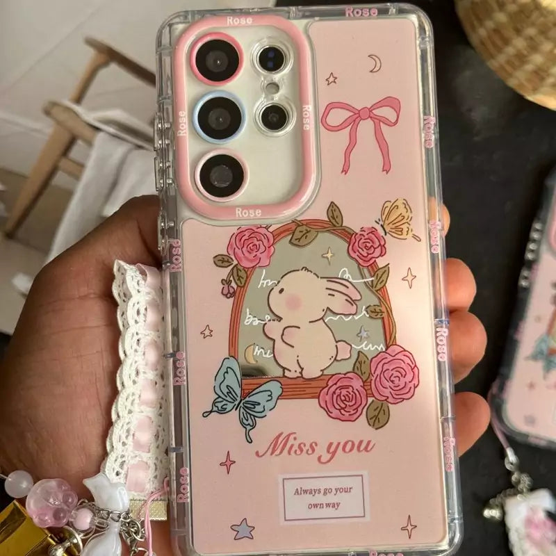 Blossom Bunny Charm Case - Samsung