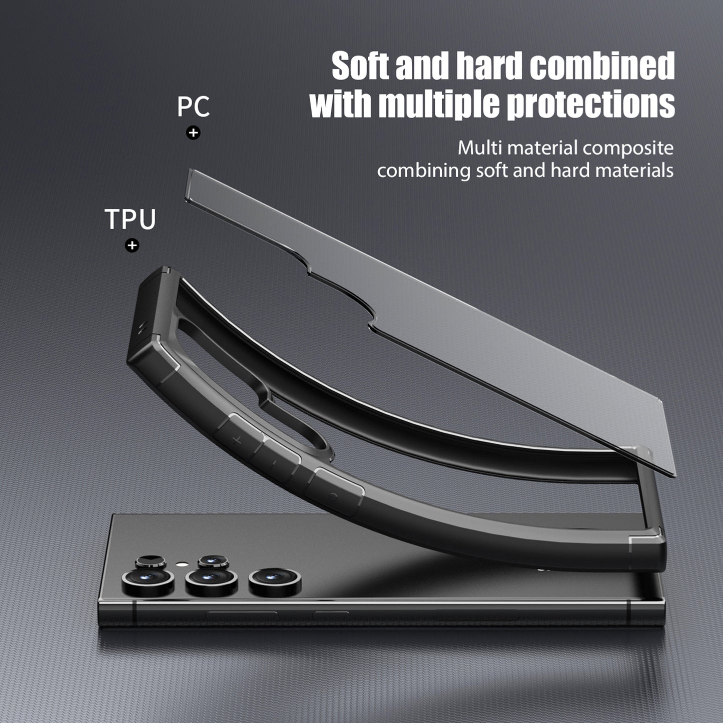 Crystal Clarity Hybrid Airbag Case - Samsung