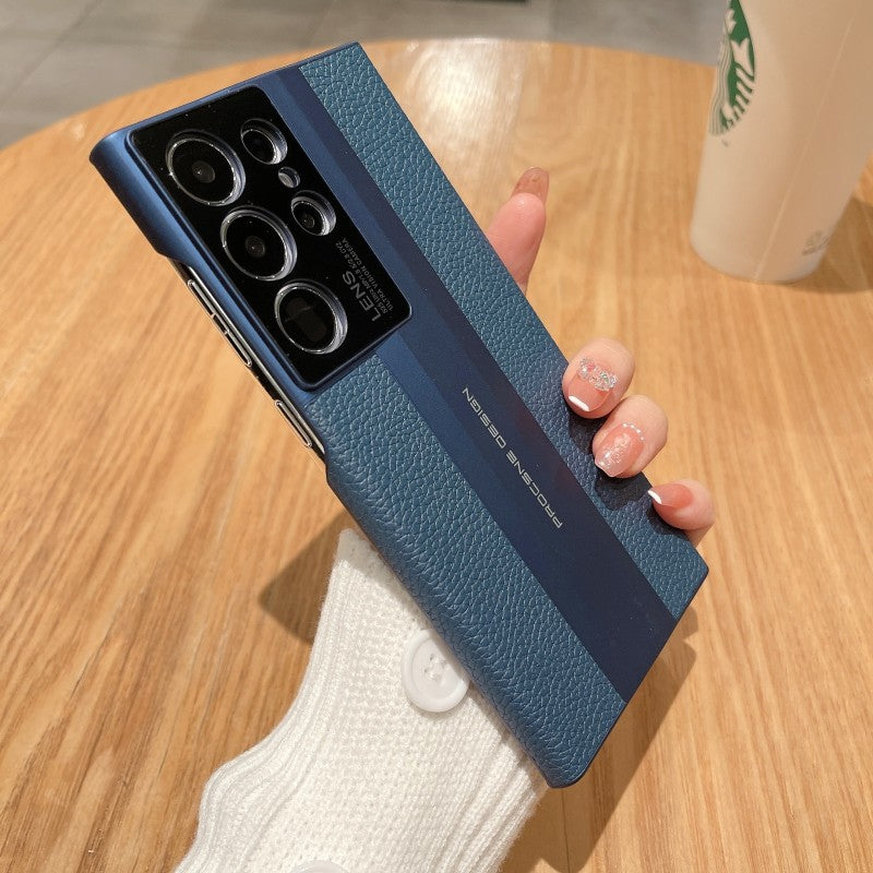 Elite Spectrum Stripe Leather Case - Samsung