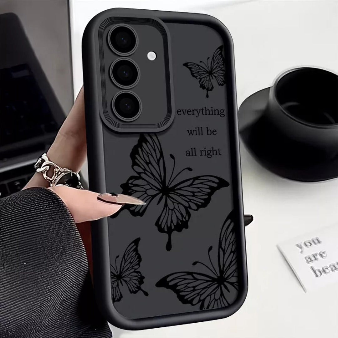 Embossed Butterfly Impressions Case - Samsung