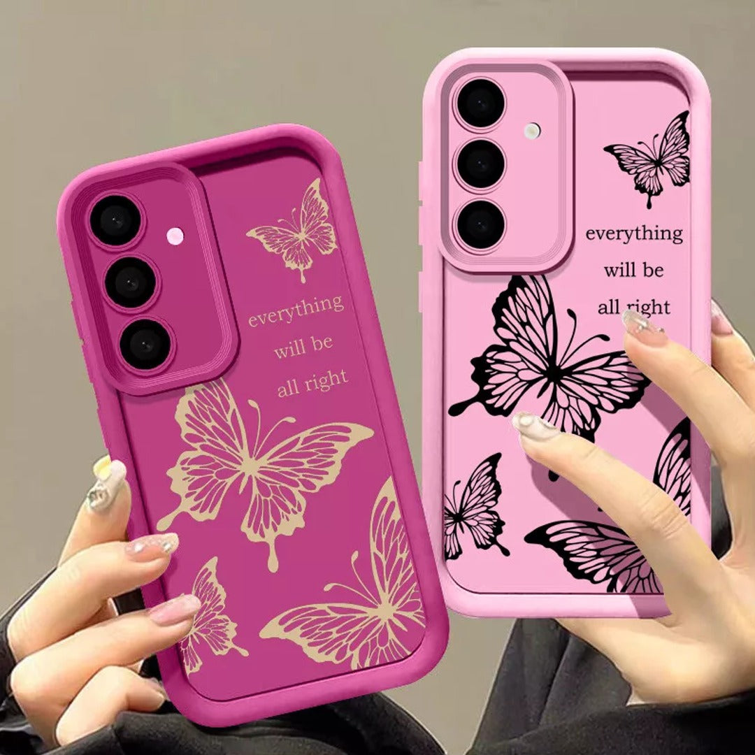 Embossed Butterfly Impressions Case - Samsung