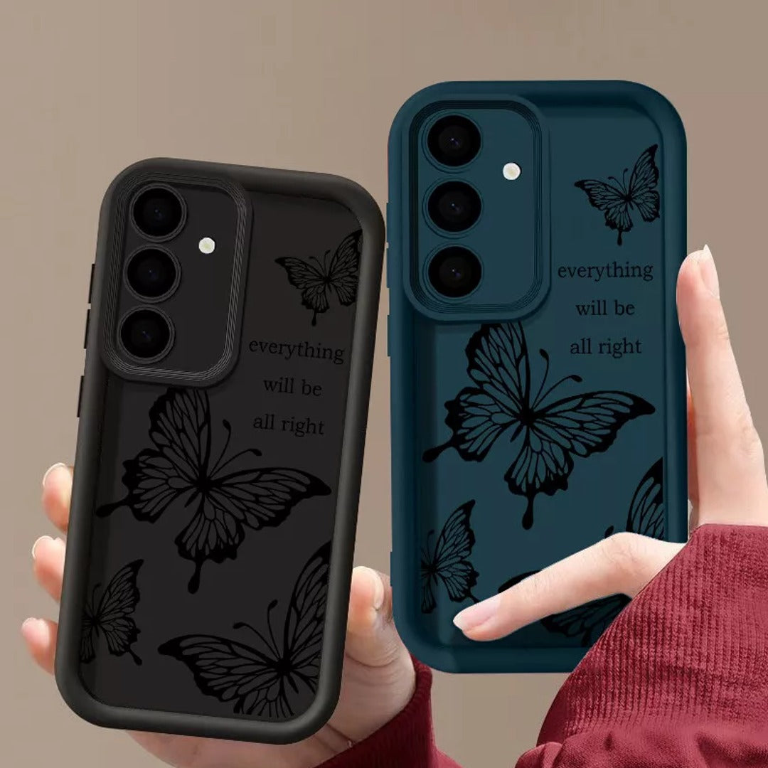 Embossed Butterfly Impressions Case - Samsung