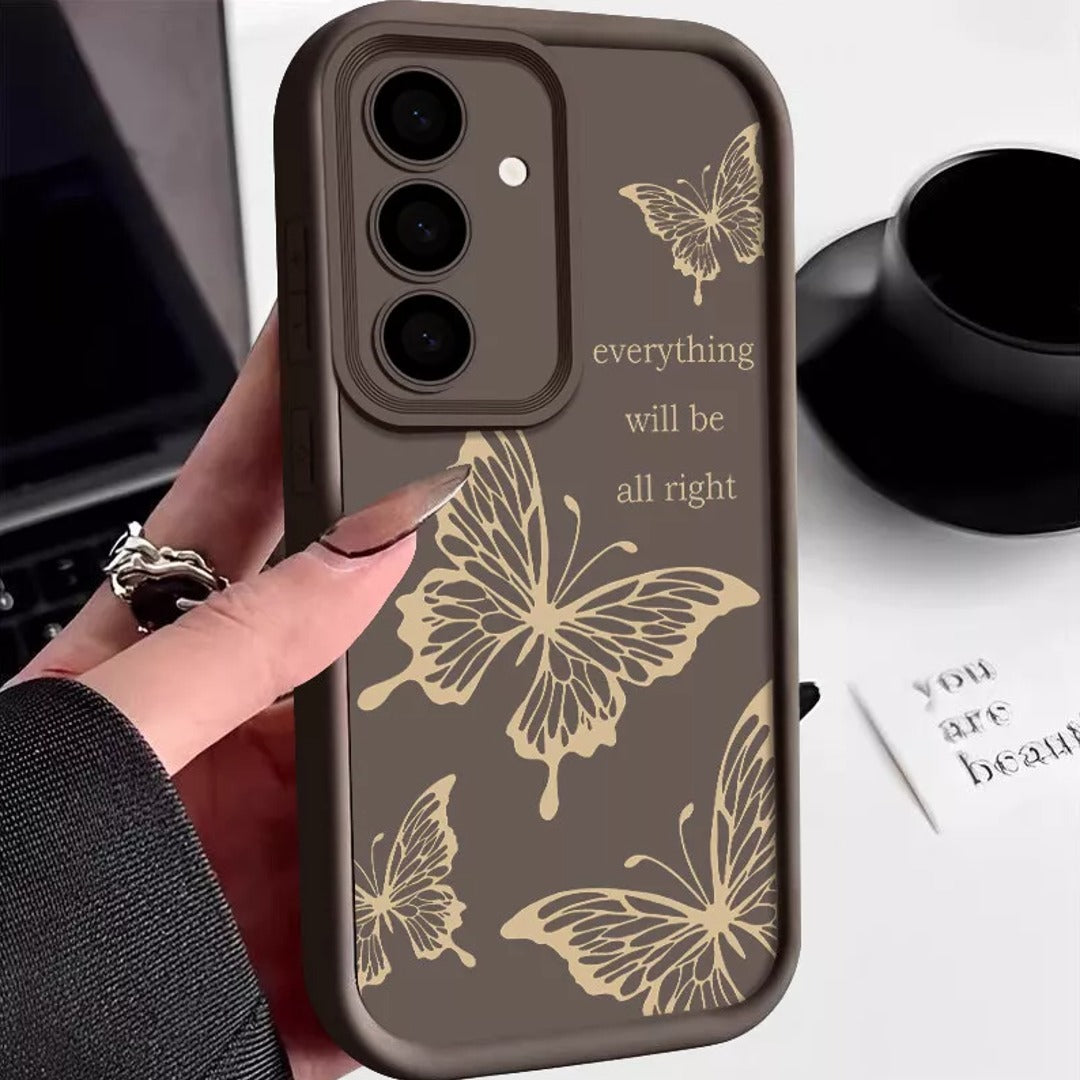 Embossed Butterfly Impressions Case - Samsung
