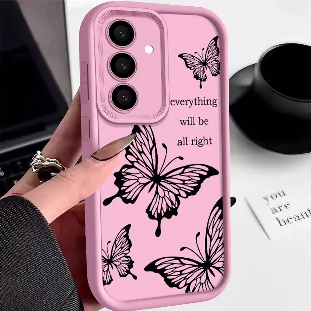Embossed Butterfly Impressions Case - Samsung