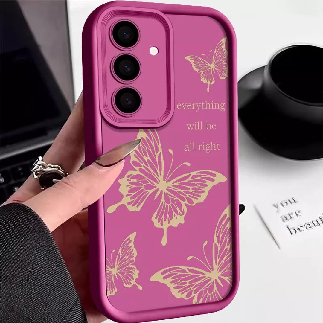 Embossed Butterfly Impressions Case - Samsung