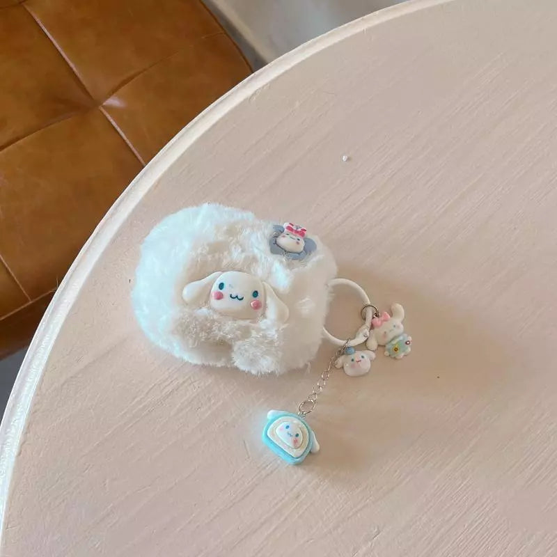 Fluffy Cartoon Hello Kitty Case - AirPods