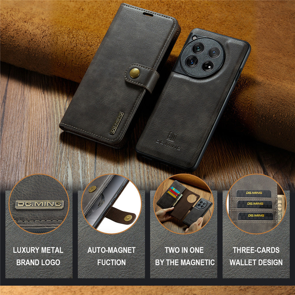Leather Flip Wallet Magnetic Case - OnePlus