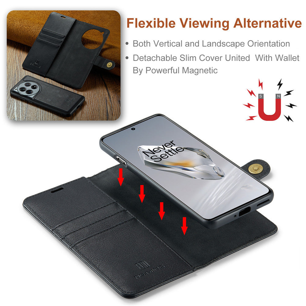 Leather Flip Wallet Magnetic Case - OnePlus