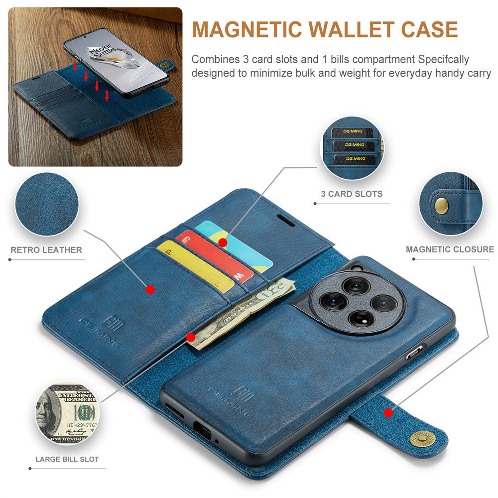 Leather Flip Wallet Magnetic Case - OnePlus