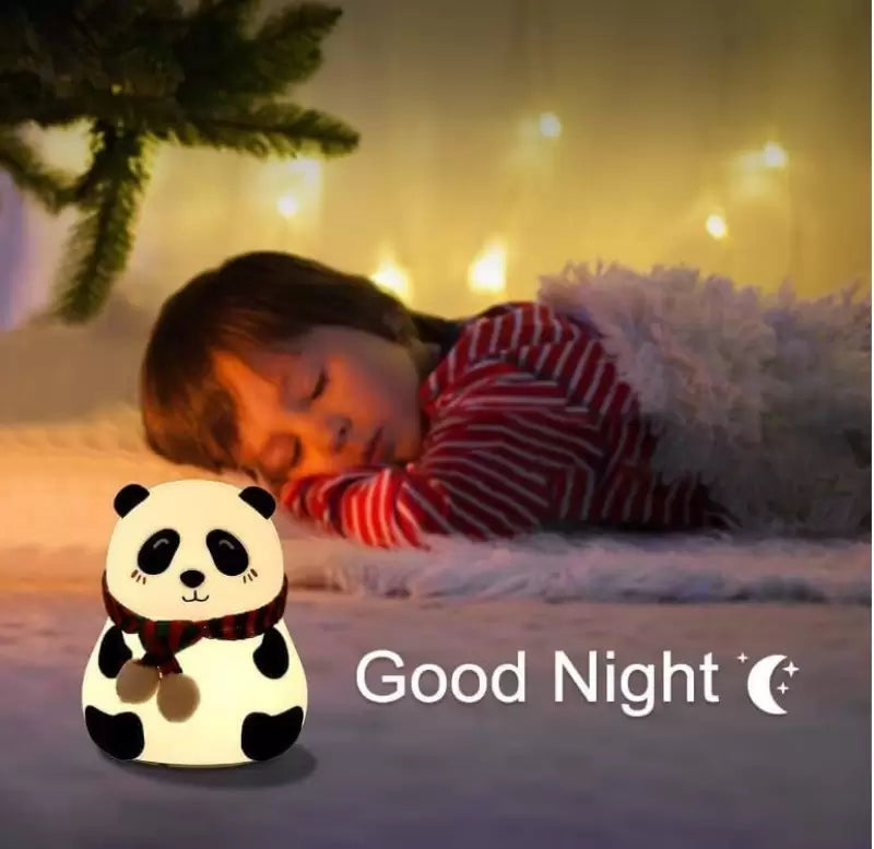 Adorable Panda Touch Multicolour Lamp
