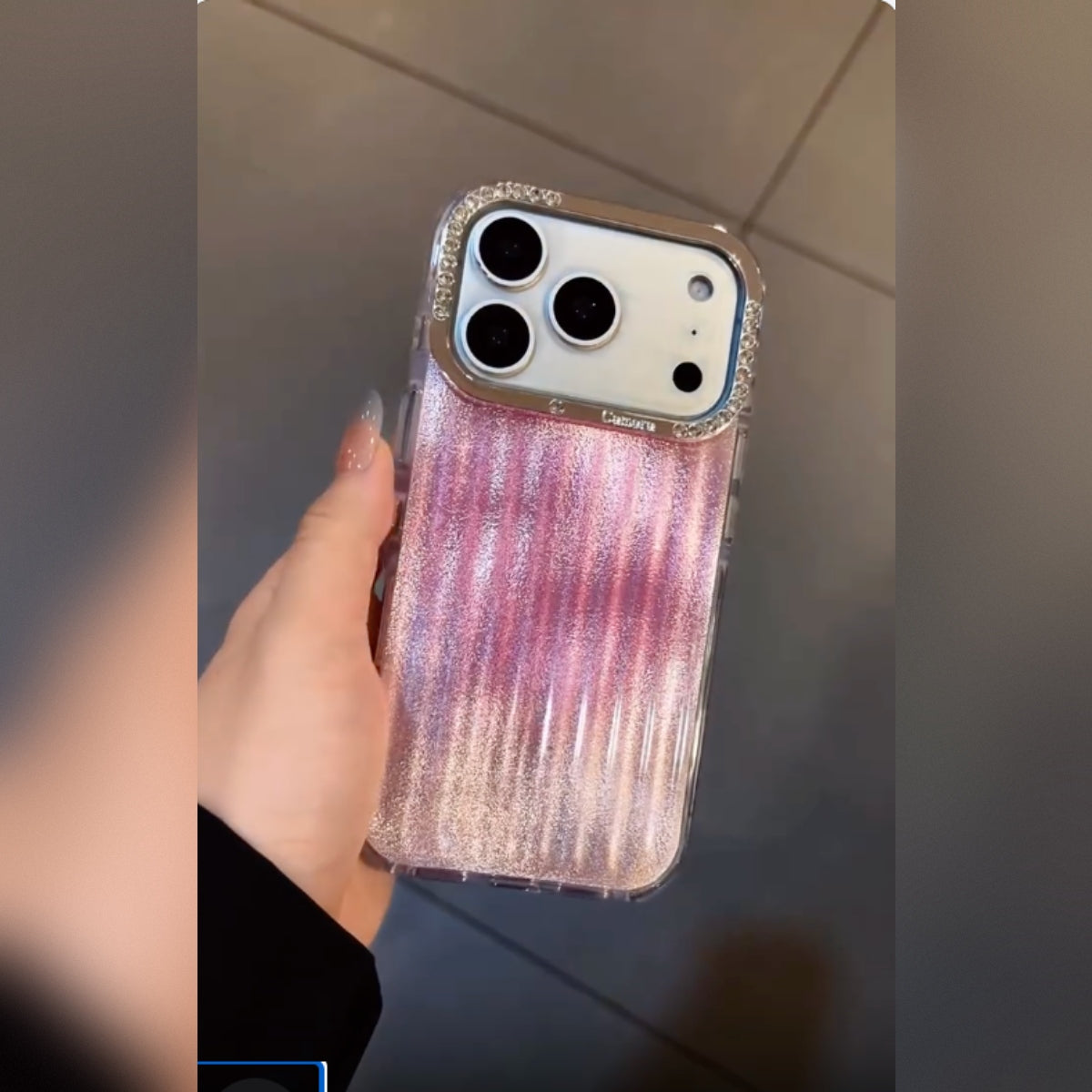 Lustre Leopard Glitter Case