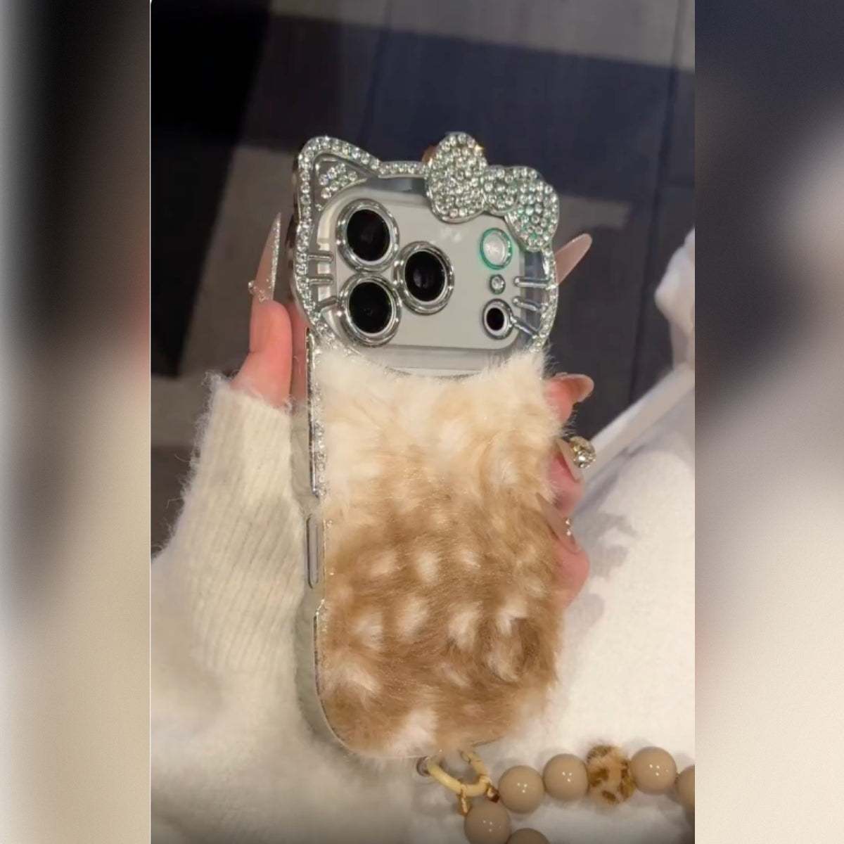 Shimmer Fur Kitty Case